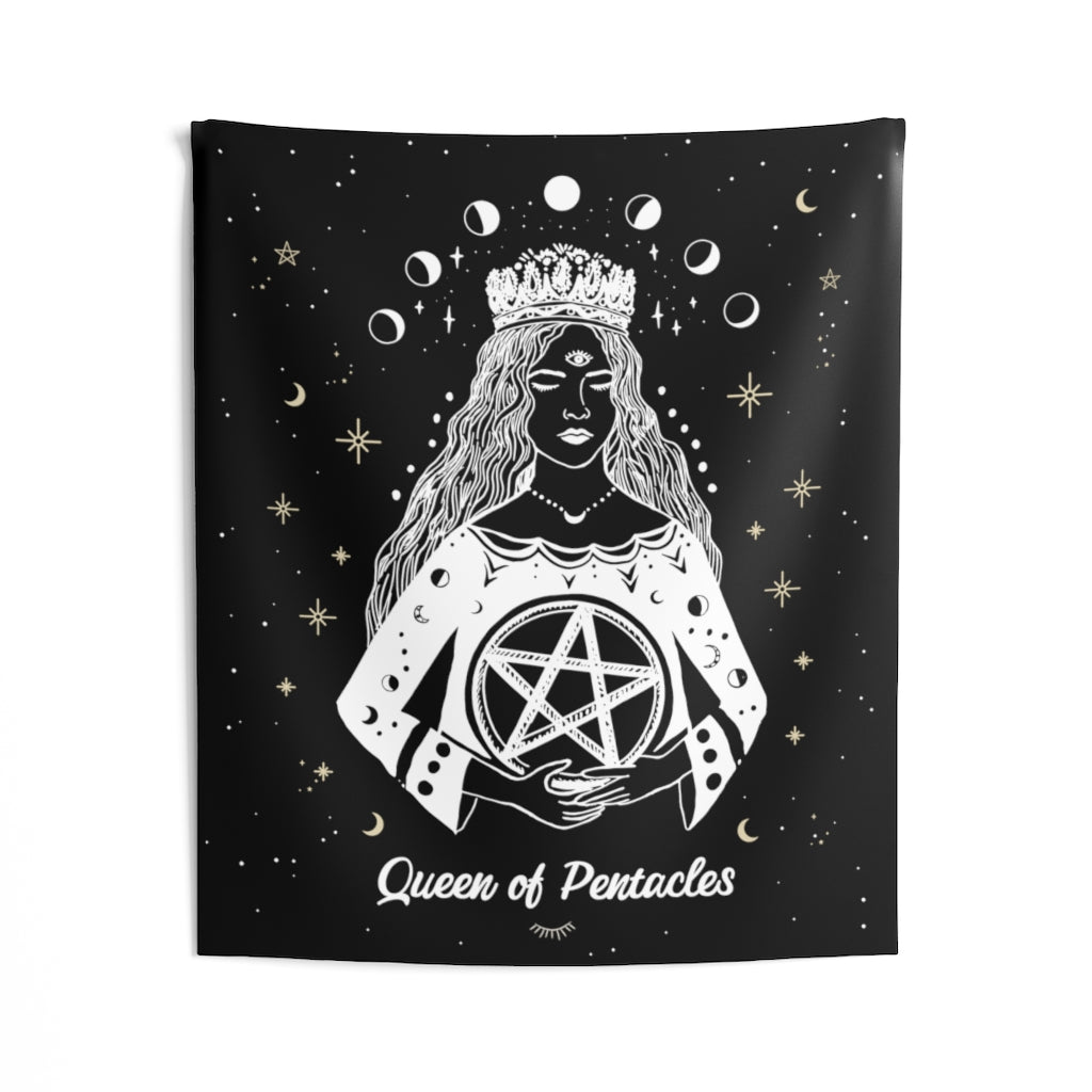 queen of pentacles tapestry