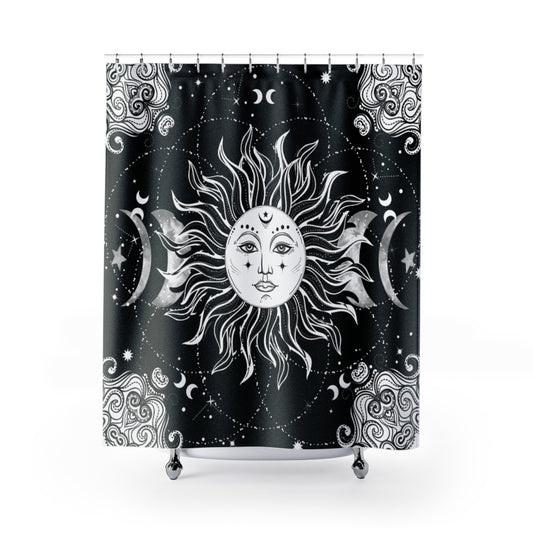 Magic Sun Shower Curtain