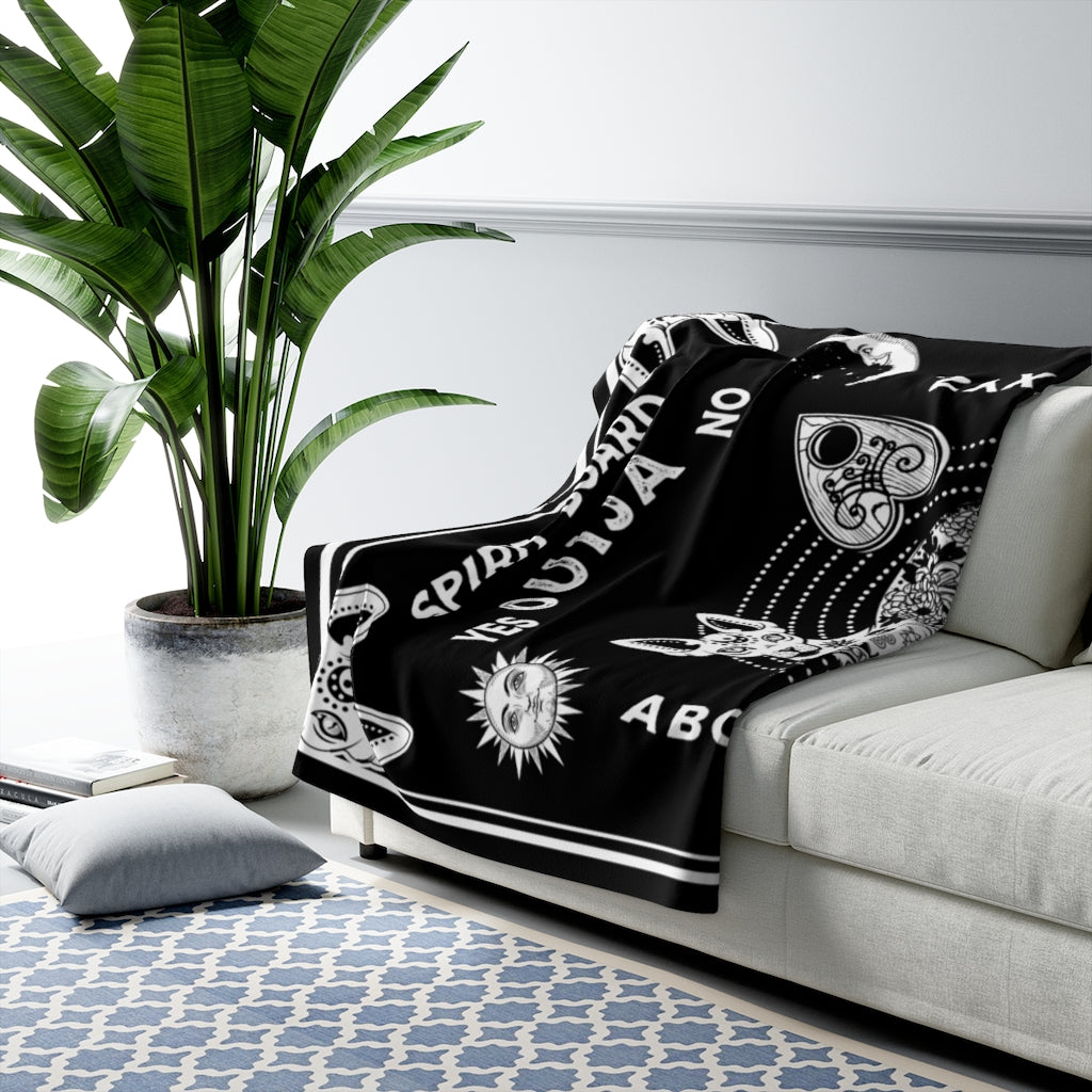 Ouija Fluffy Blanket - Spirit Board Sphynx Throw