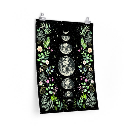 Moonlit Garden Art Print