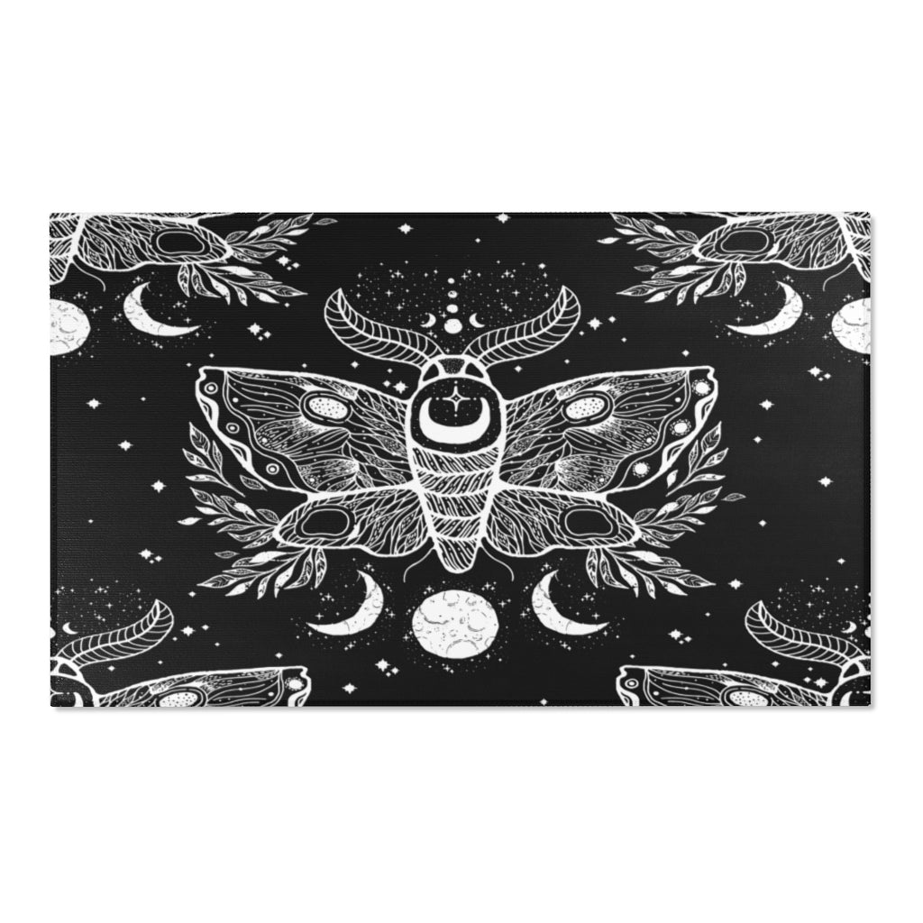 The Gothic Moth Area Rug