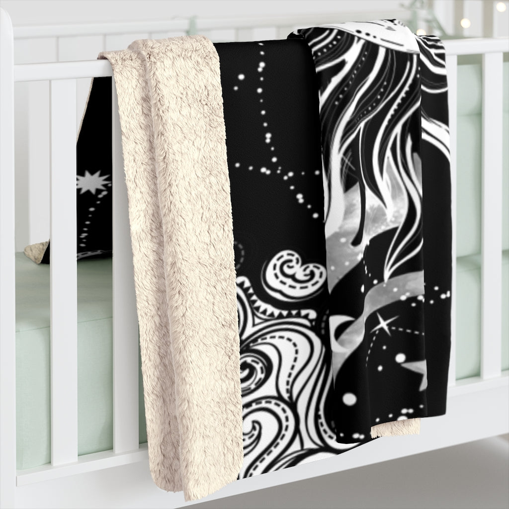 Magic Sun Soft Fluffy Blanket - Celestial Witchy Throw