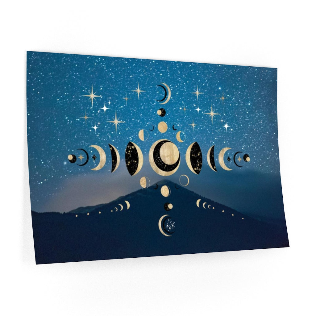 Luna Mountain Wall Decal