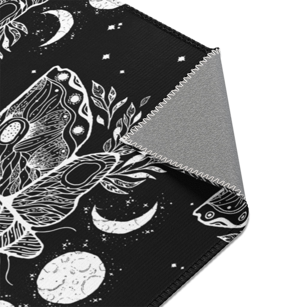 The Gothic Moth Area Rug