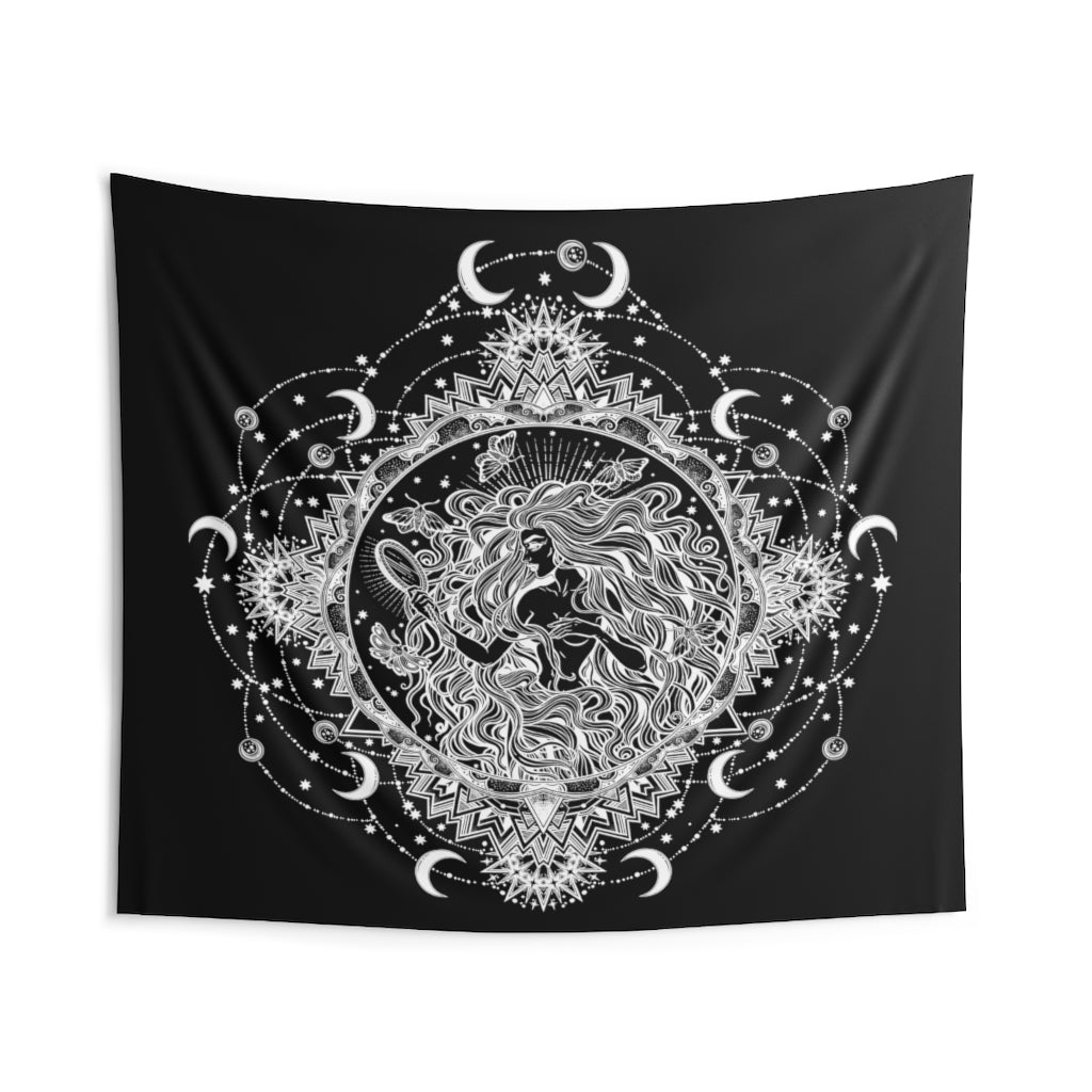 moon meditation tapestry