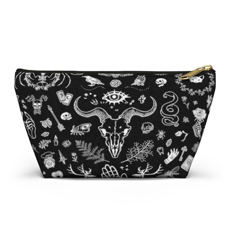Black Witchy Cosmetic Bag