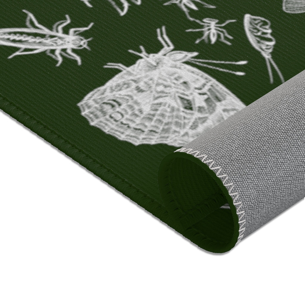 Green Witch Insects Rug