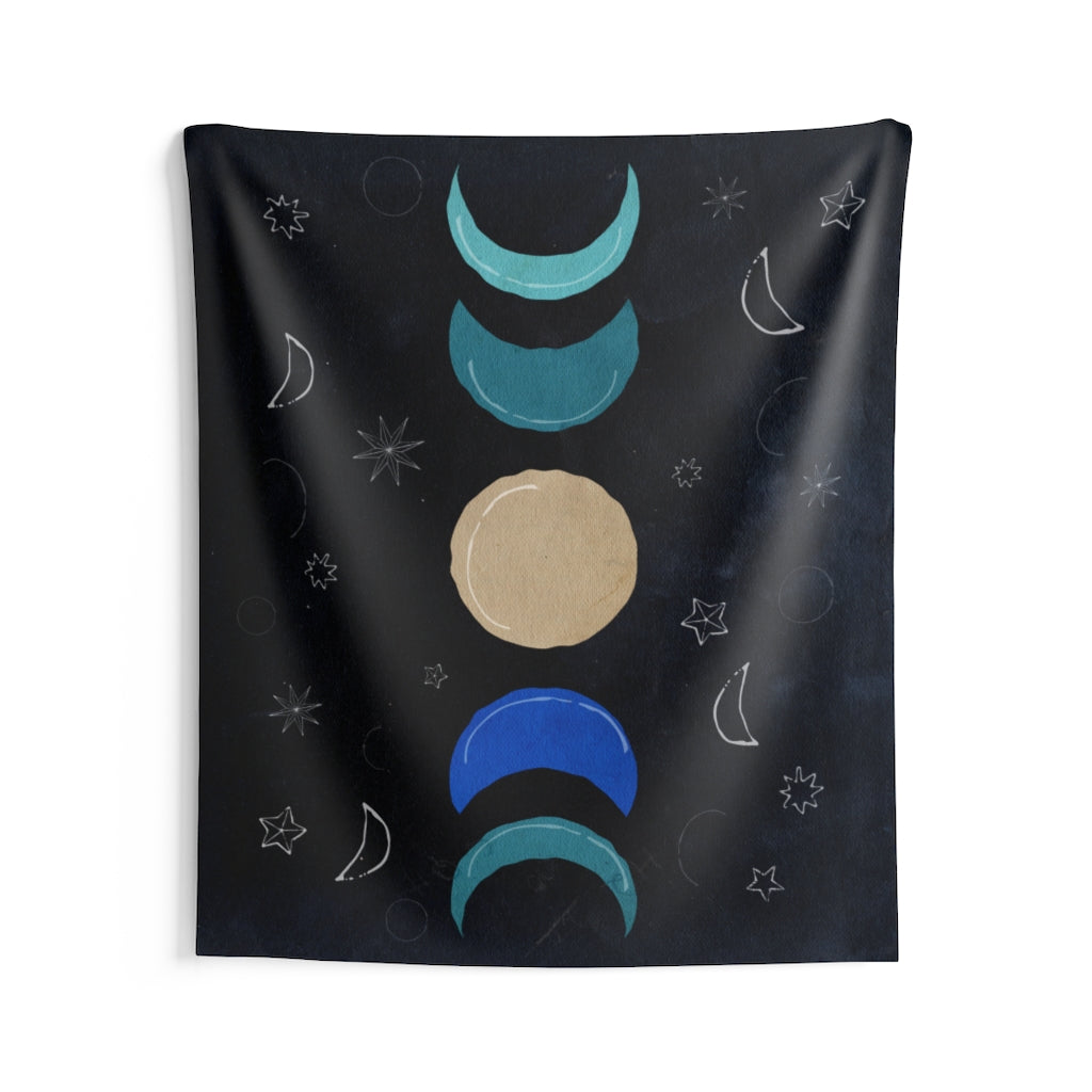 boho moon tapestry