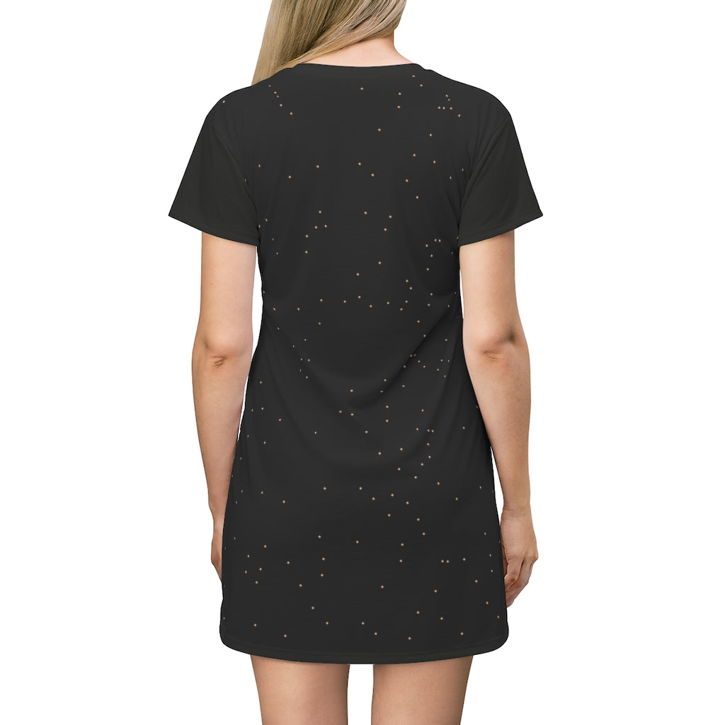 Celestial Moth & Moon Dress
