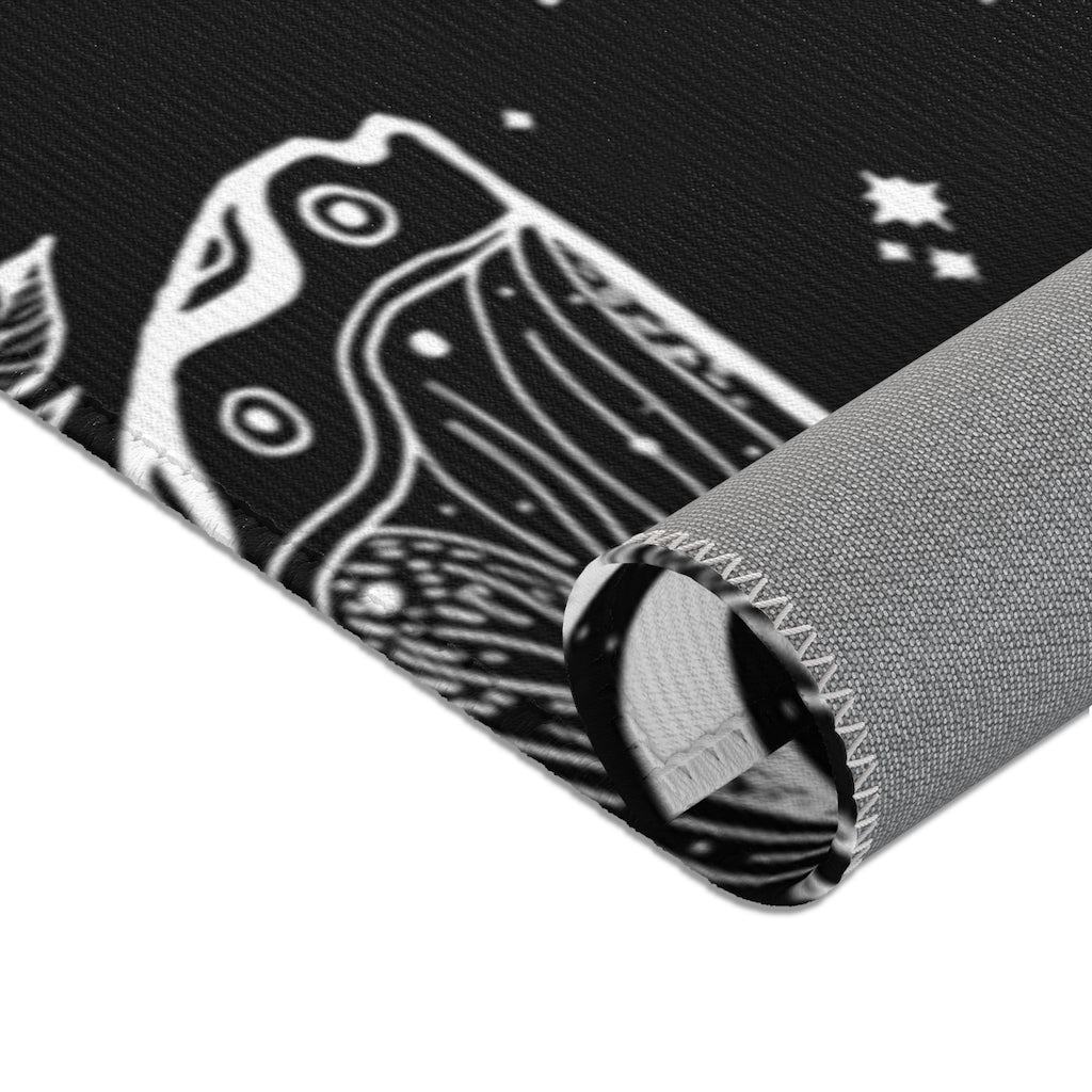 The Gothic Moth Area Rug