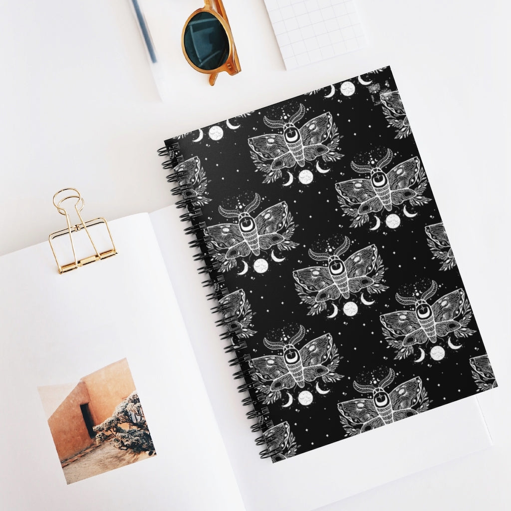 The Moth Notebook - Gothic Butterfly Journal