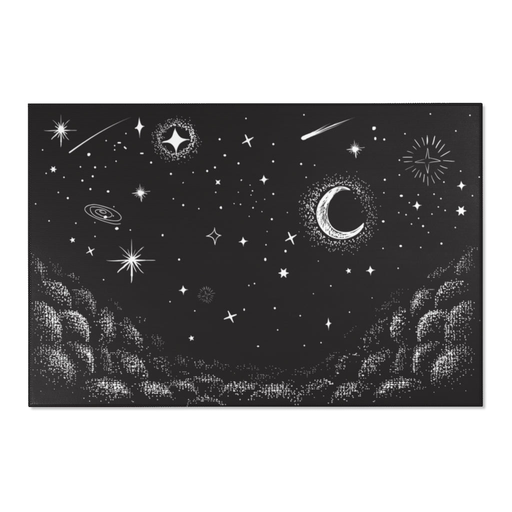 Starry Cosmos Area Rug