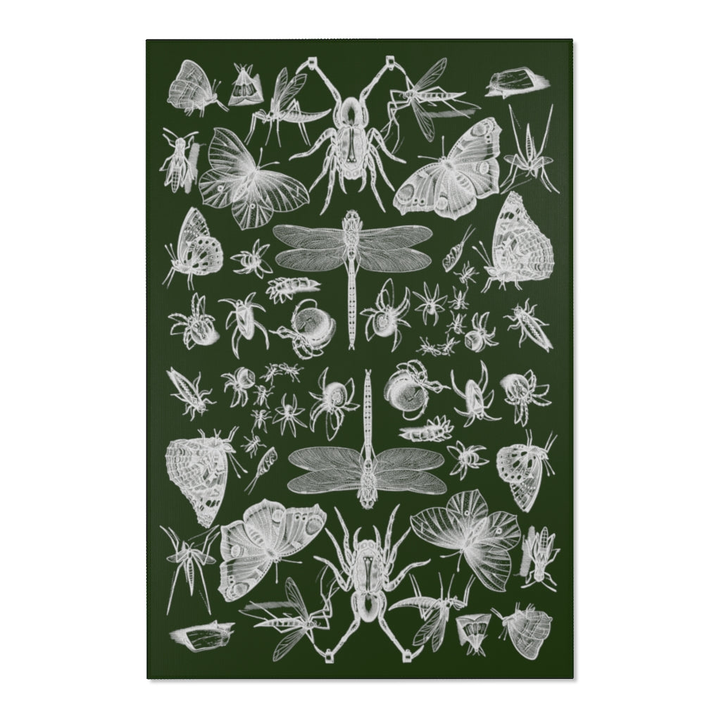 Green Witch Insects Rug