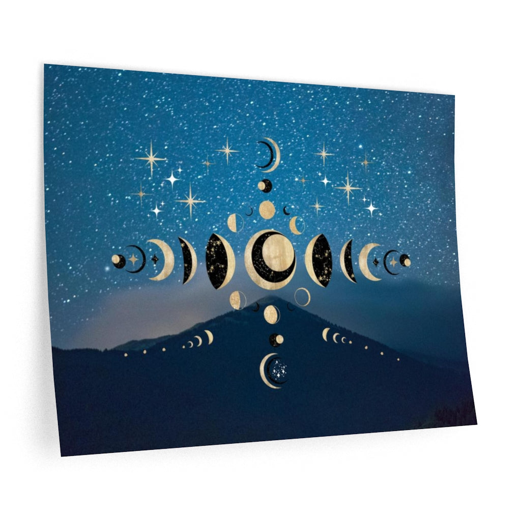 Luna Mountain Wall Decal