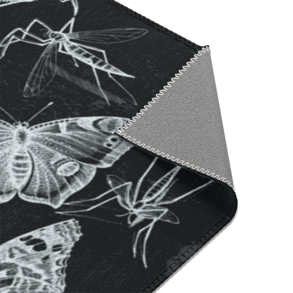 Insects and Moths Area Rug