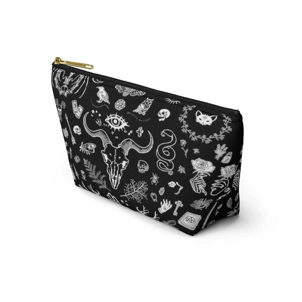 Black Witchy Cosmetic Bag