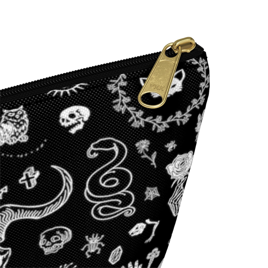 Black Witchy Cosmetic Bag
