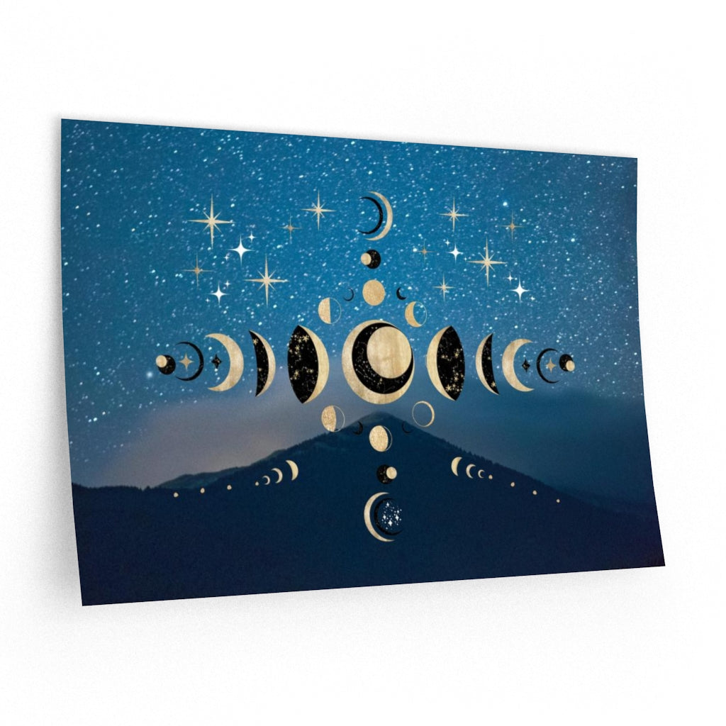 Luna Mountain Wall Decal