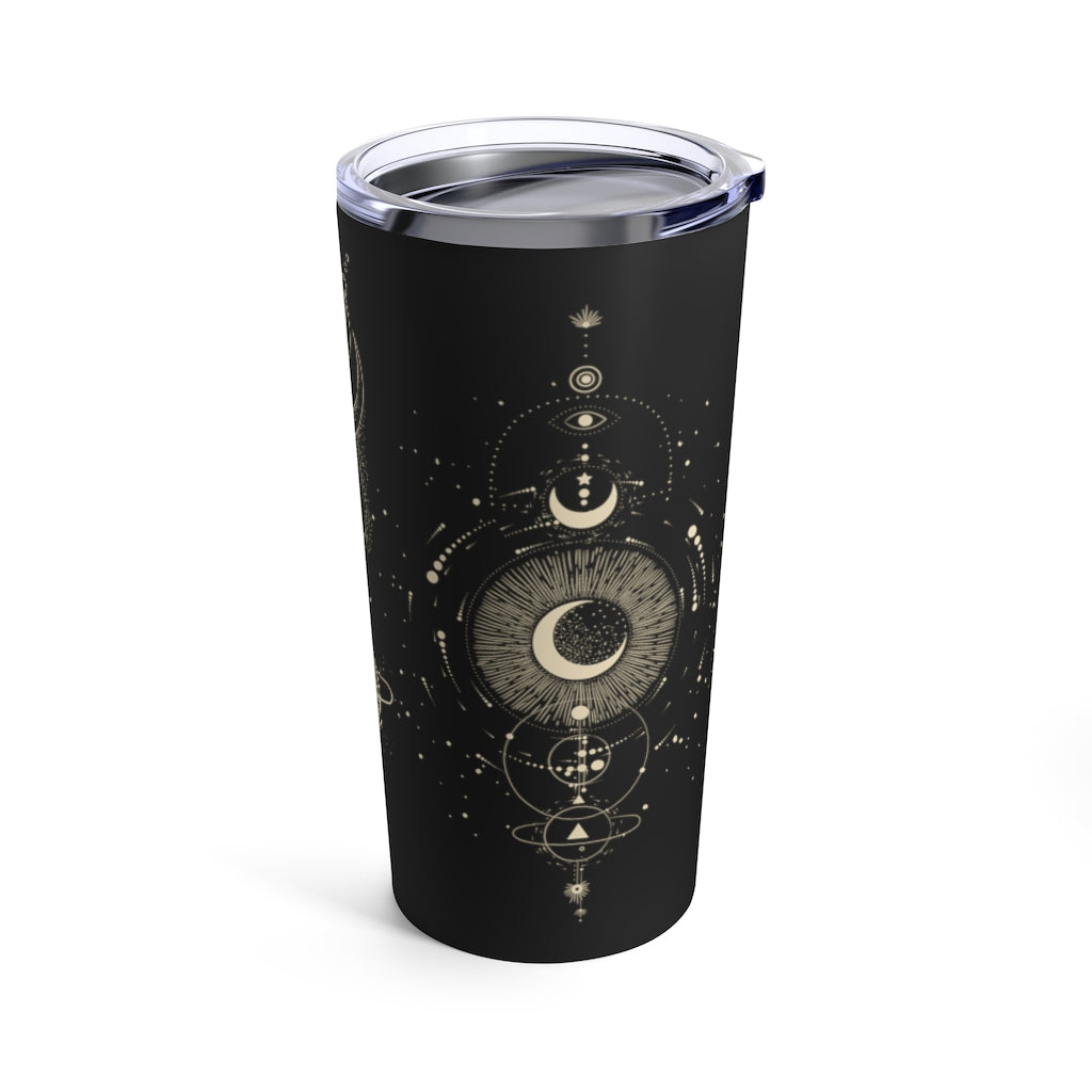 Moon Tumbler - 20oz Sacred Geometry Tavel Mug