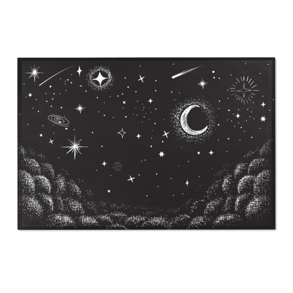 Starry Cosmos Area Rug