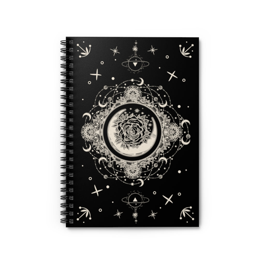Moon Mandala Spiral Notebook - Astrology Journal