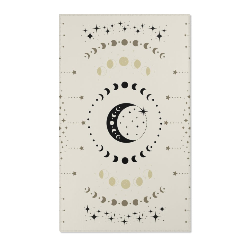 Beige Moon Area Rug