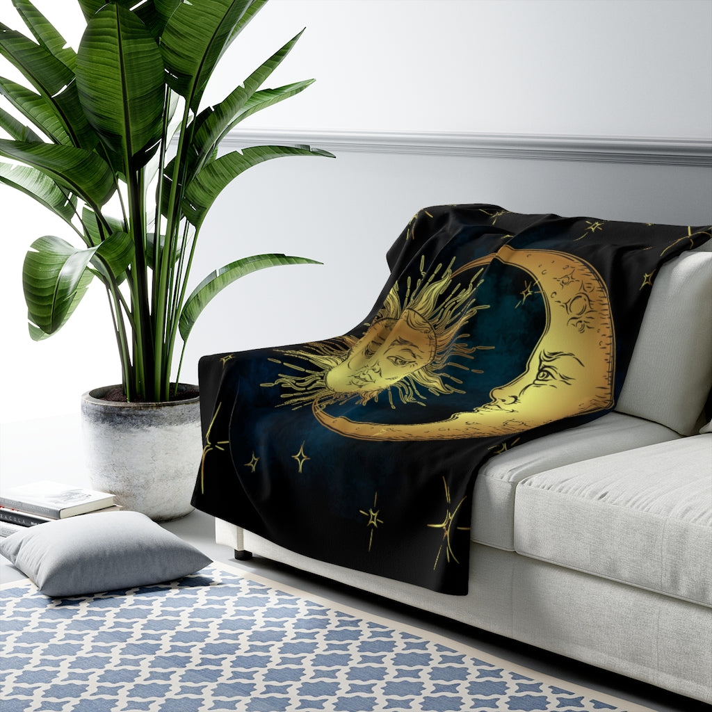 Sun and Moon Blanket - Celestial Throw