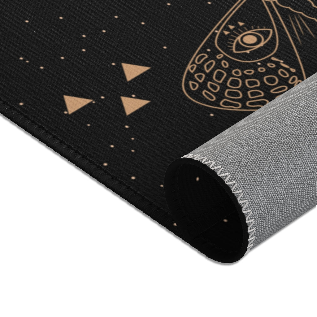 Celestial Moth Area Rug