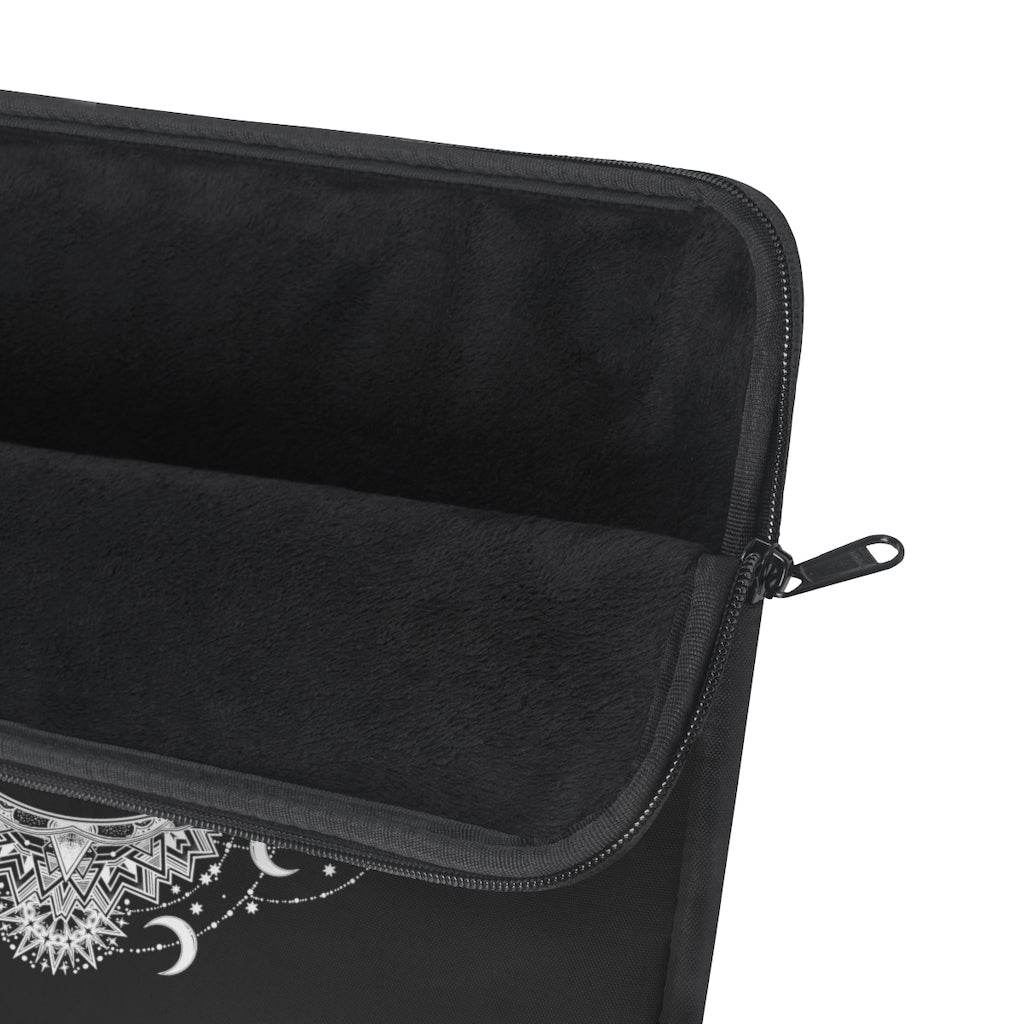 Mystical Moon Mandala Laptop Sleeve