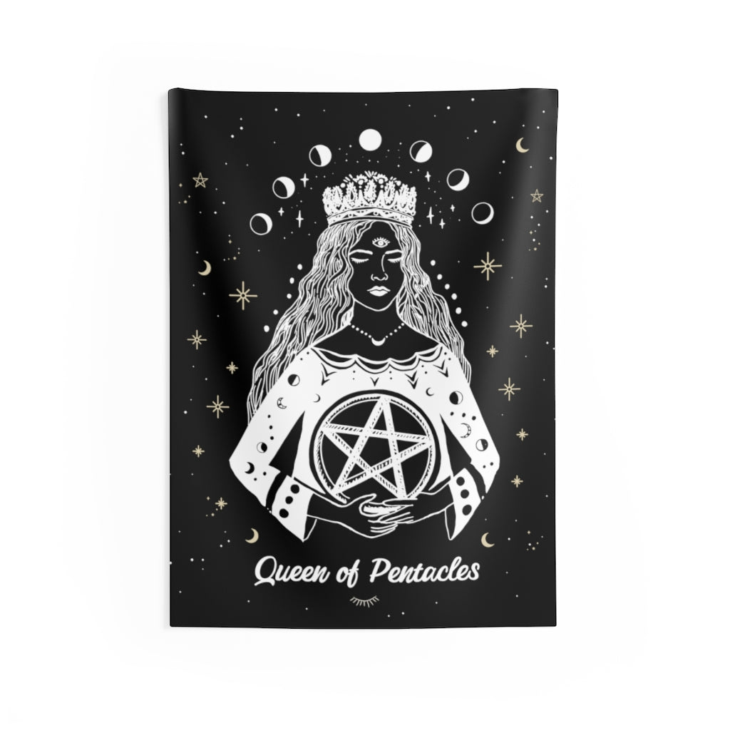 queen of pentacles tapestry