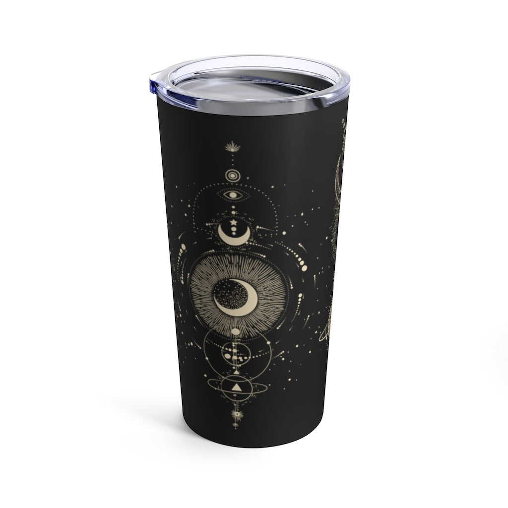 Moon Tumbler - 20oz Sacred Geometry Tavel Mug