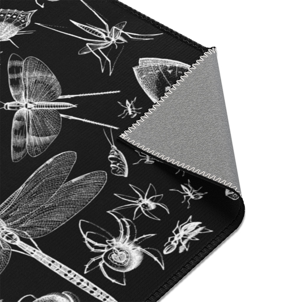 Insects and Moths Area Rug