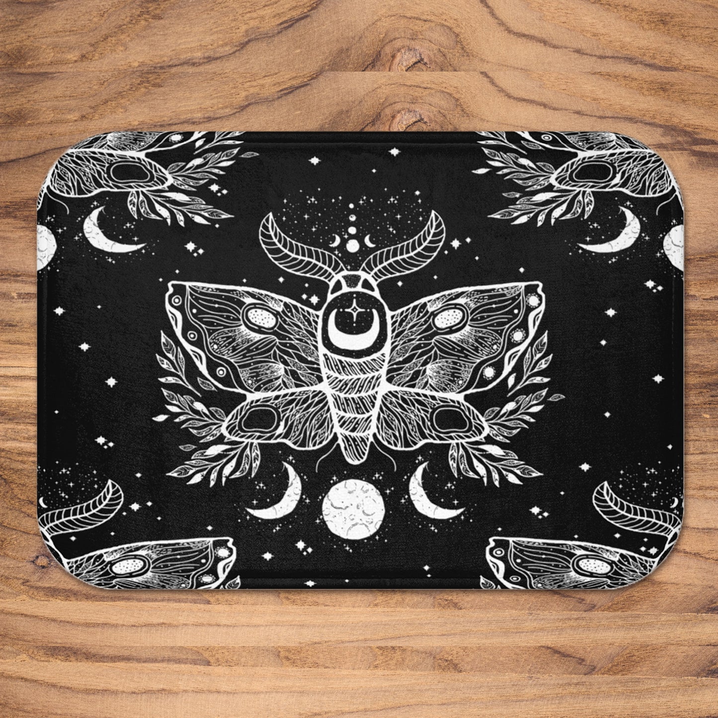 Celestial Moth Bath Mat