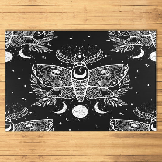 The Gothic Moth Area Rug