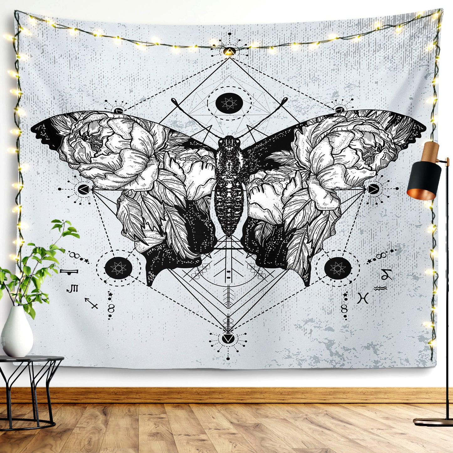 Gothic Butterfly Tapestry