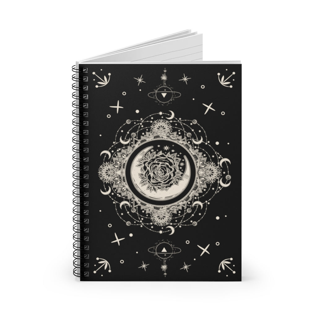 Moon Mandala Spiral Notebook - Astrology Journal
