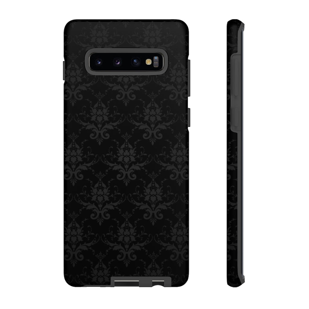 Black Damask Phone Case