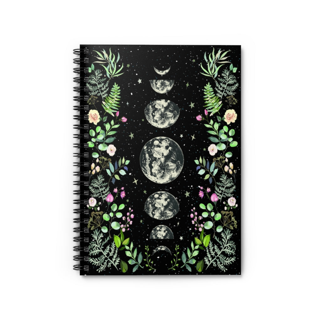 Moonlit Garden Spiral Notebook - Ruled Line