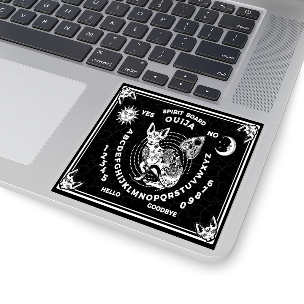Ouija Sphynx Square Stickers