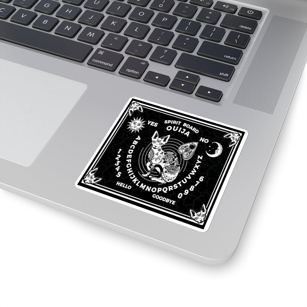 Ouija Sphynx Square Stickers