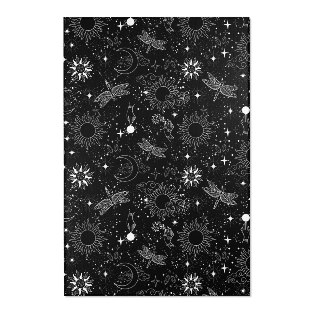 sun and moon rug