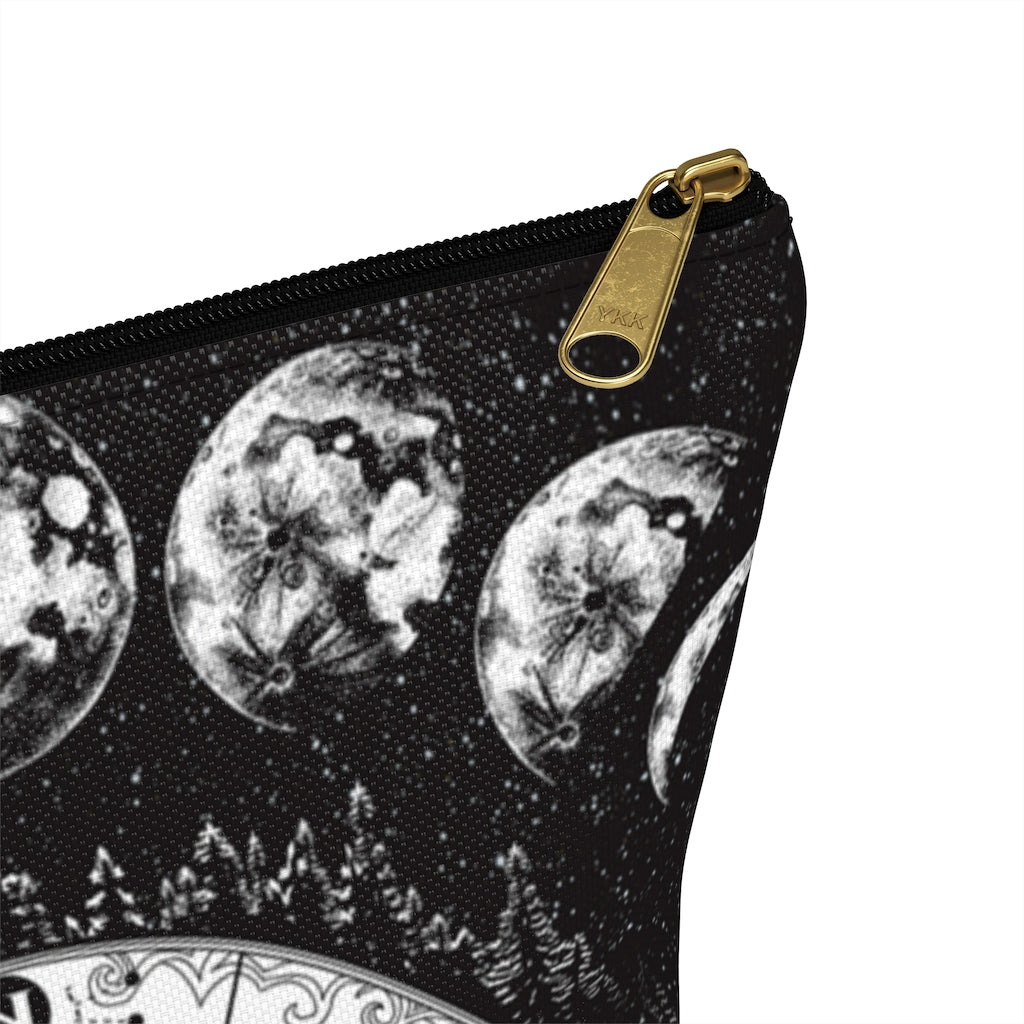 Moon Phases Accessory Pouch