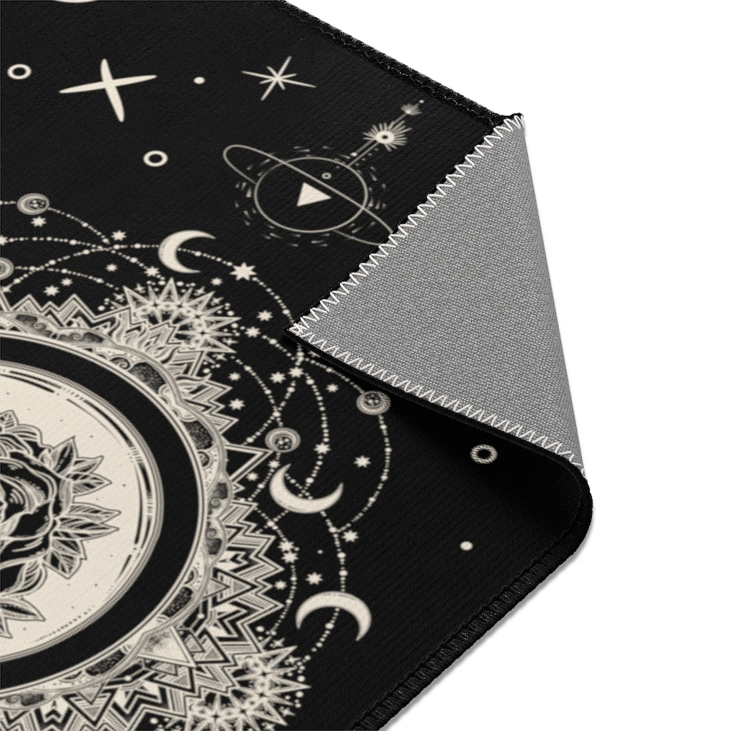 Mystical Moon Mandala Area Rug