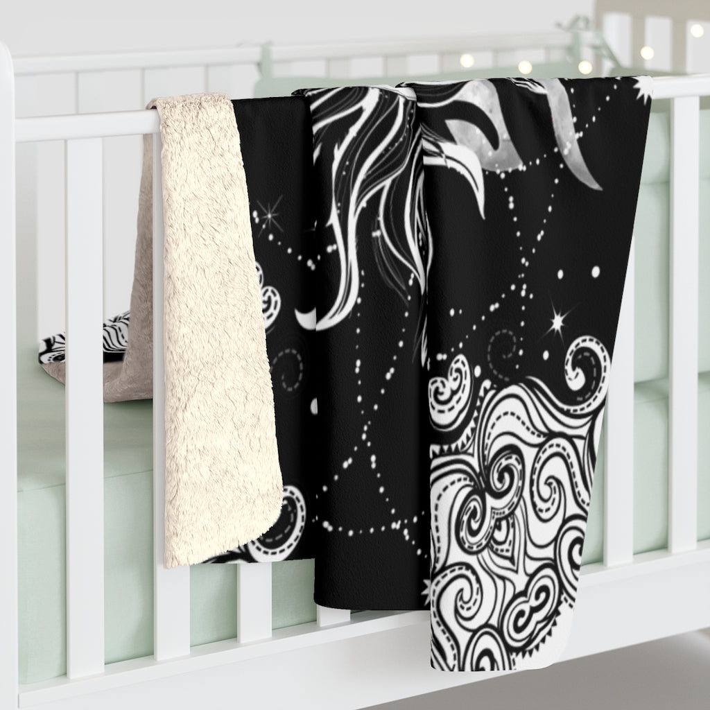 Magic Sun Soft Fluffy Blanket - Celestial Witchy Throw