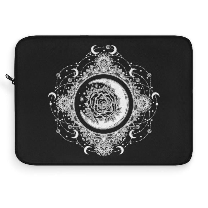 Mystical Moon Mandala Laptop Sleeve
