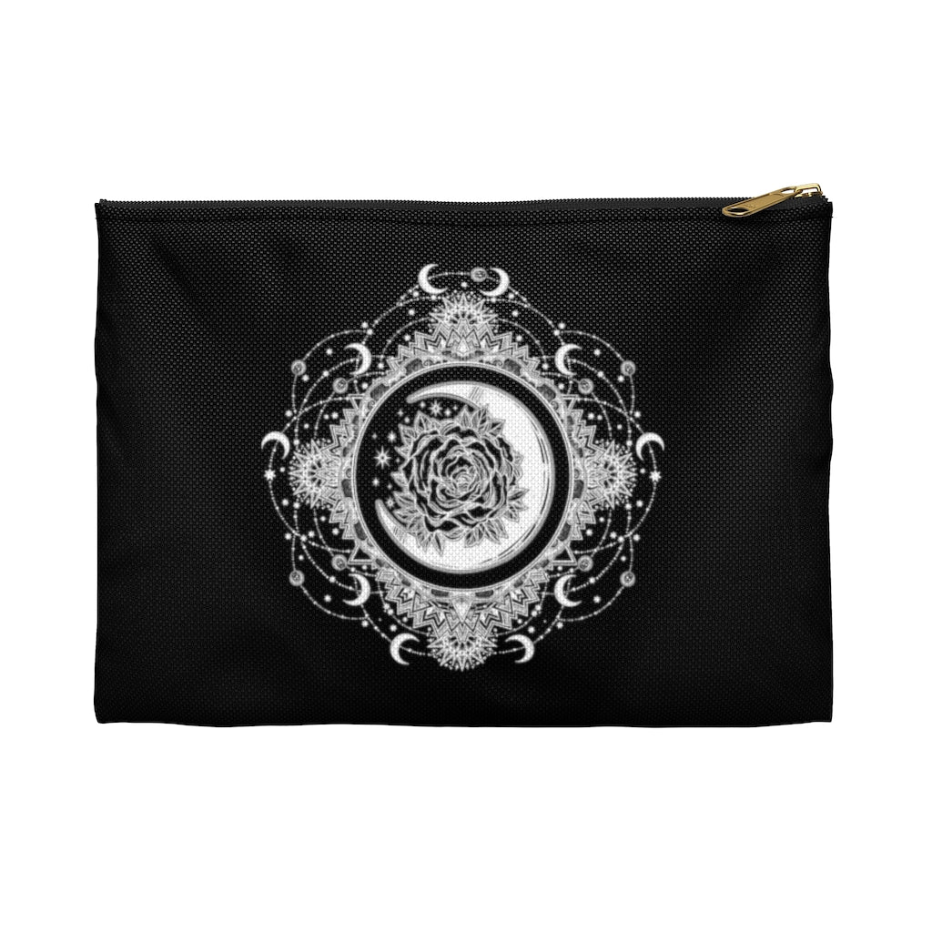 Moon Mandala Coin Purse / Accessory Pouch