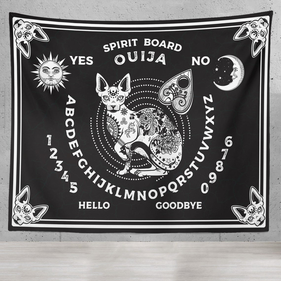 Ouija Sphynx Tapestry