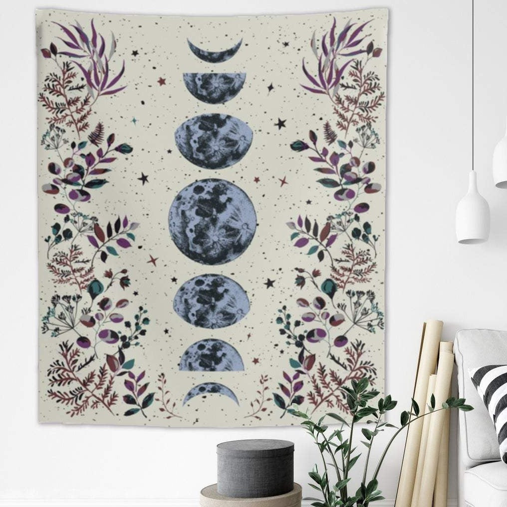 moon phases tapestry