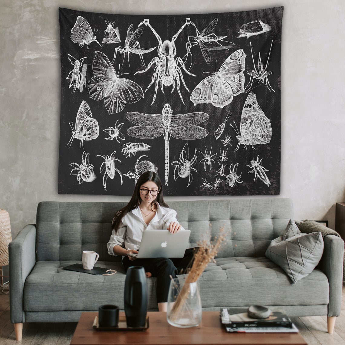 Insects & Moths Tapestry