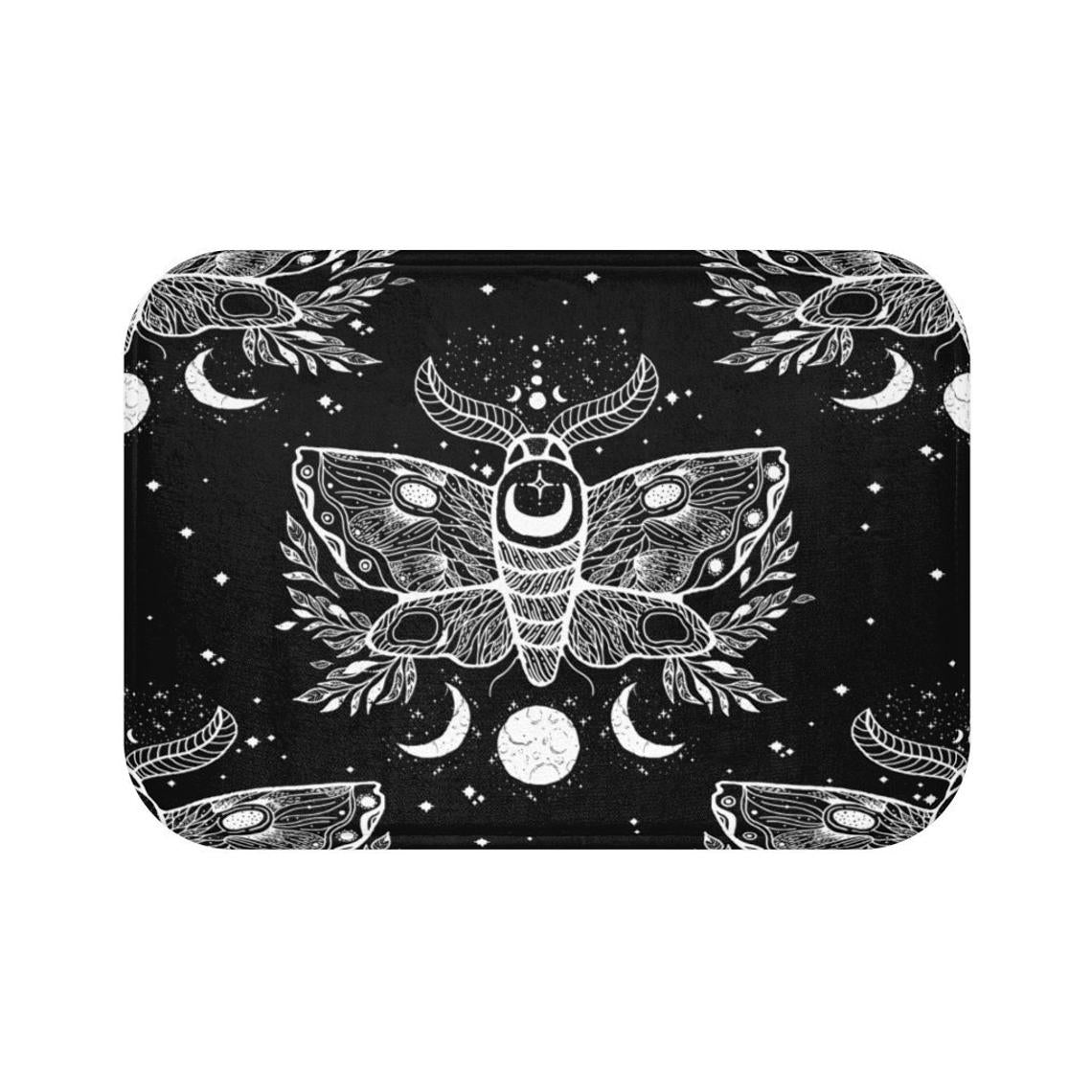 Celestial Moth Bath Mat